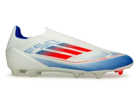 adidas Men's F50 League LL FG/MG White/Lucid Blue