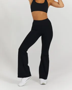 LUXE BELLA FLARES - BLACK