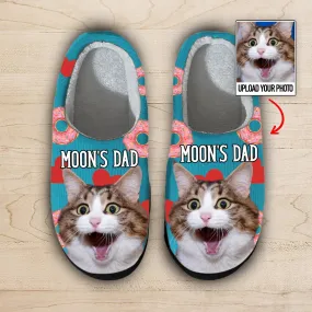 Pet Lovers - Custom Photo Dog Cat Plush - Personalized Slippers