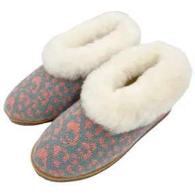 Sage & Pink Lambswool & Sheepskin Boot Slippers